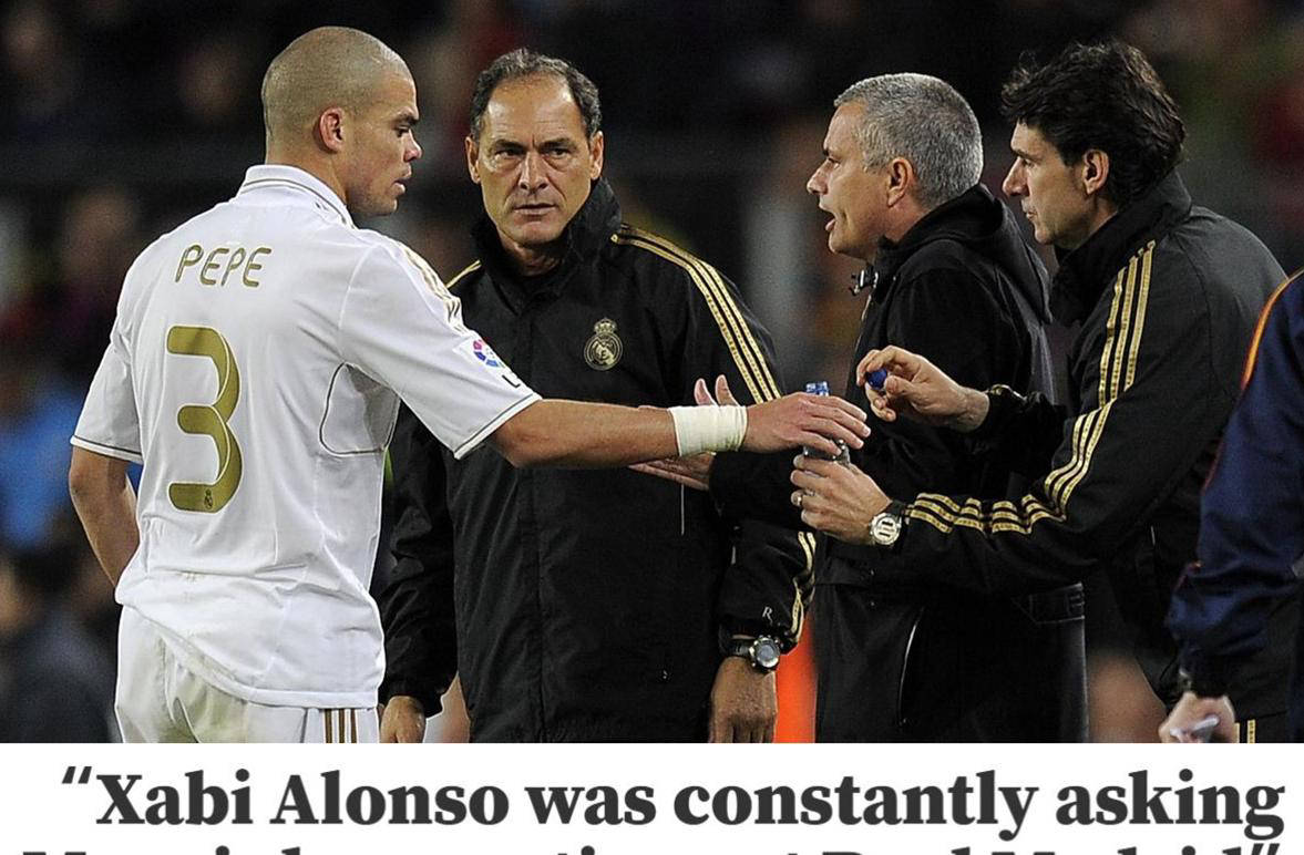 佩佩透露阿隆索与穆里尼奥交流频繁 佩佩透露阿隆索与穆里尼奥交流频繁